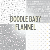 Doodle Baby Flannels by Benartex